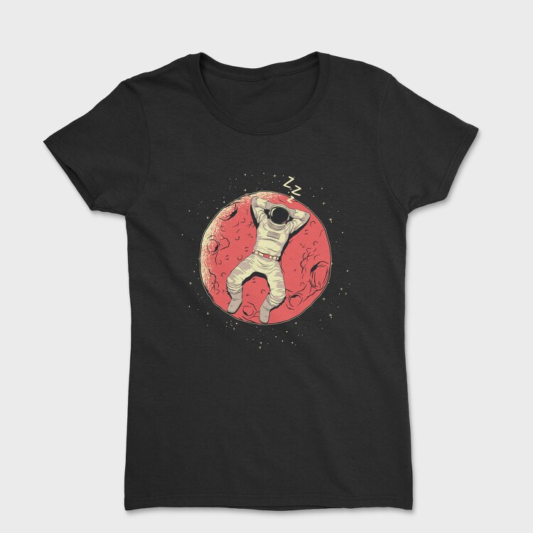 Astronaut Sleeping, Women's T-Shirt
