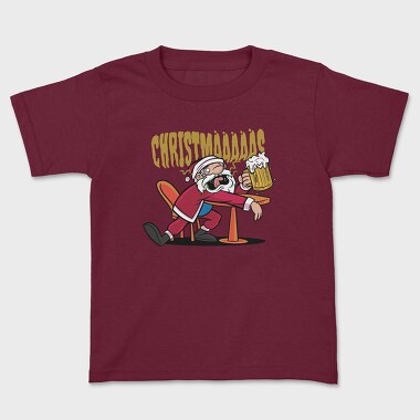 Christmas Santa Beer, Kids' T-Shirt