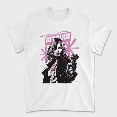 Attitude Girl, Unisex Men's T-Shirt