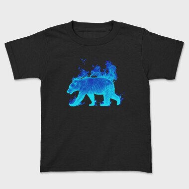 Fire Bear, Kids' T-Shirt