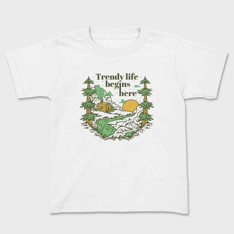 Trendy Life Forest, Детска Тениска