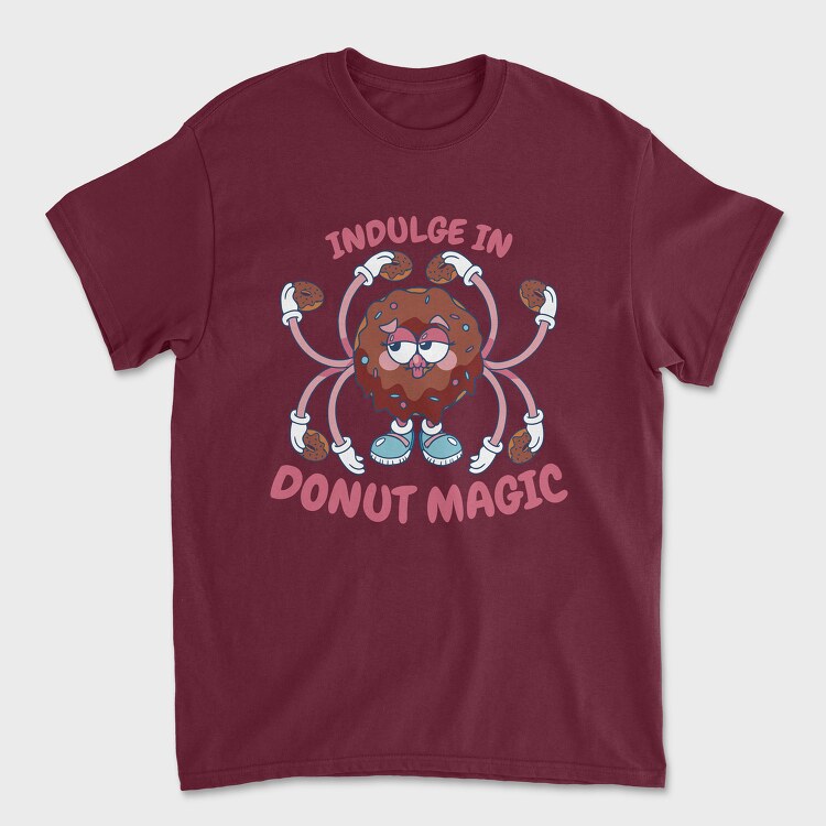 Indulge in Donut Magic, Унисекс Мъжка Тениска