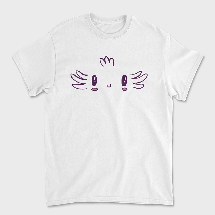 Axolotl Face, Unisex Men's T-Shirt