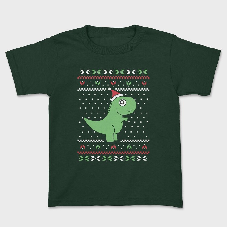Trex Ugly Sweater, Kids' T-Shirt