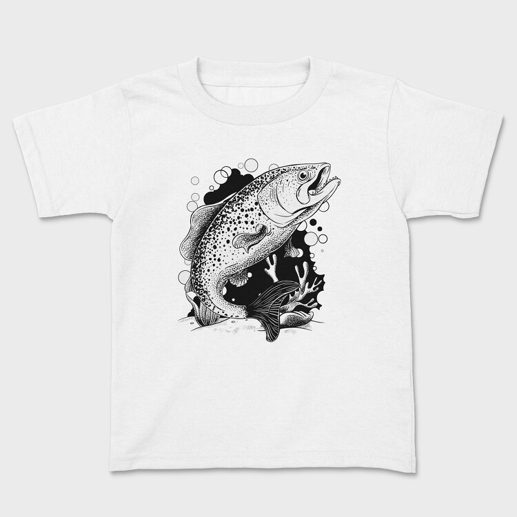 Fish Illustration, Kids' T-Shirt