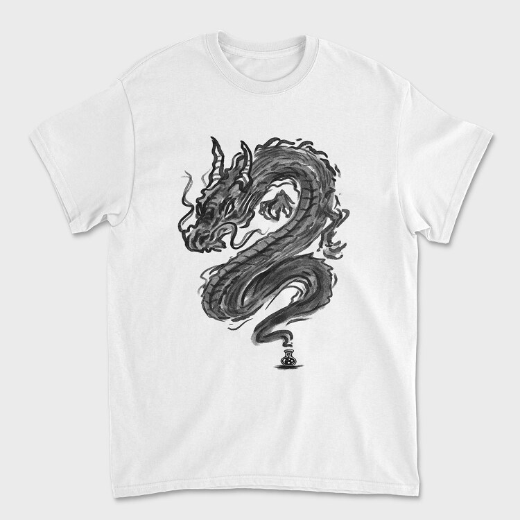 Ink Dragon, Унисекс Мъжка Тениска