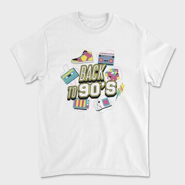 Back to 90 S, Unisex Men's T-Shirt