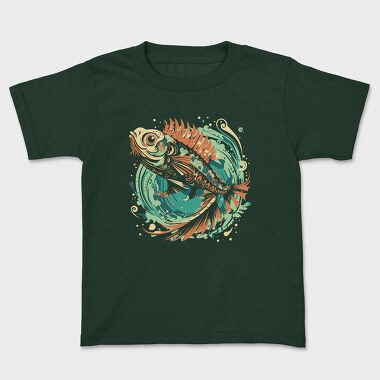 Fish Ornament, Kids' T-Shirt