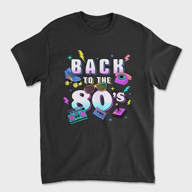 Back to the 80 S, Unisex Men's T-Shirt