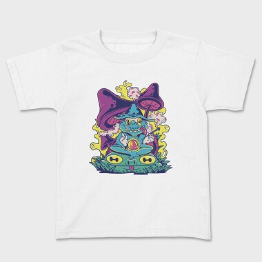 Trippy Wizard, Kids' T-Shirt