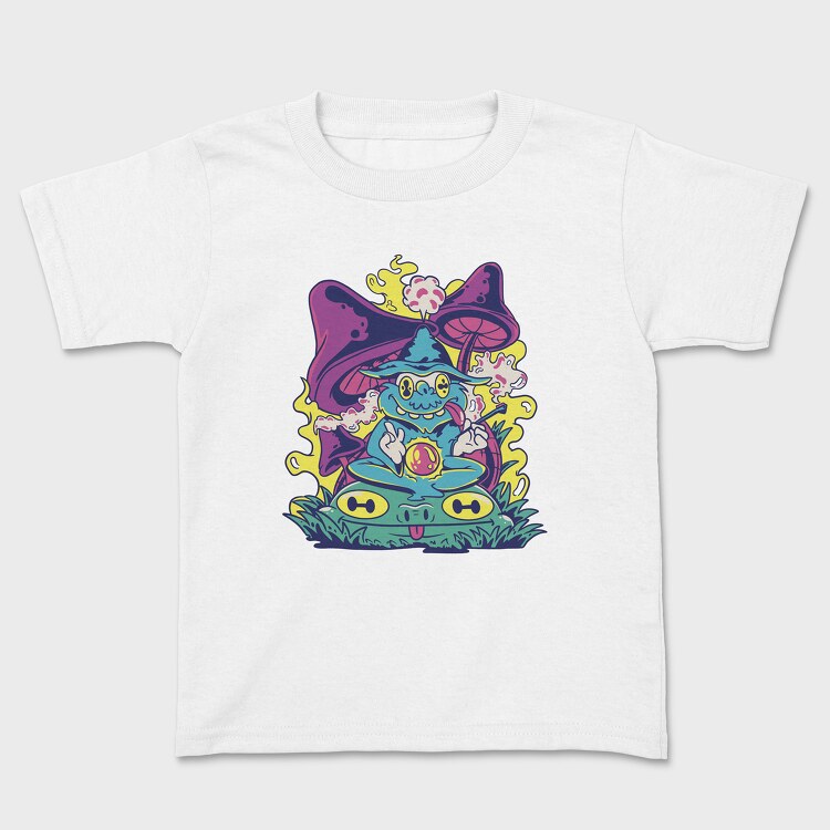 Trippy Wizard, Kids' T-Shirt