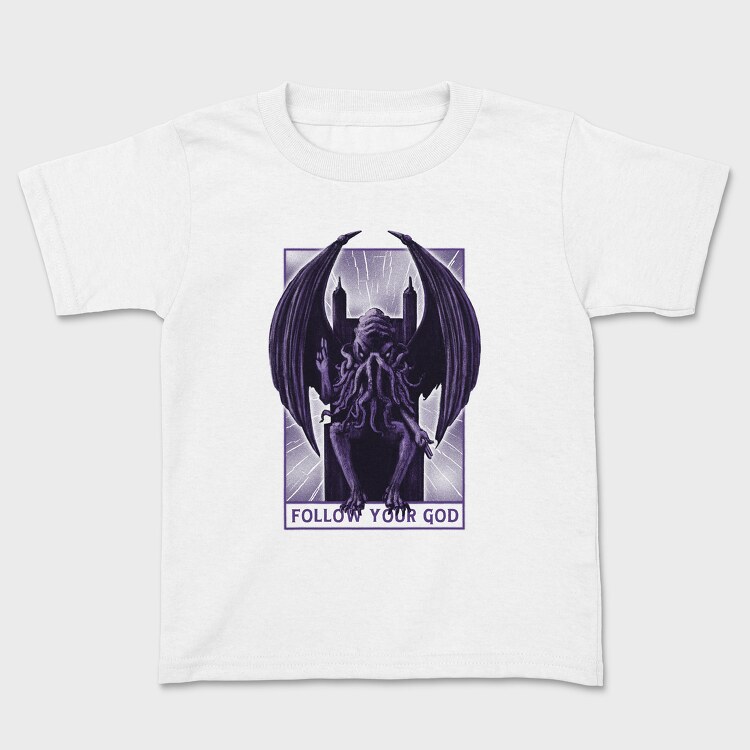 Chtulu Throne, Kids' T-Shirt
