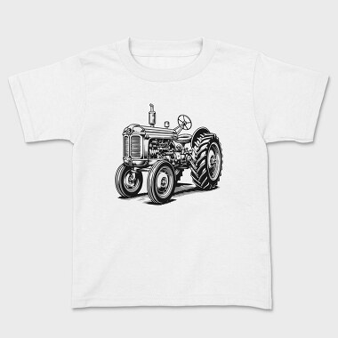 Classic Tractor, Kids' T-Shirt