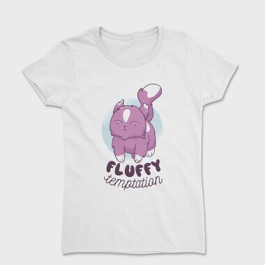 Fluffy Cat, Women's T-Shirt