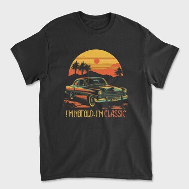 Classic Vintage Car, Unisex Men's T-Shirt