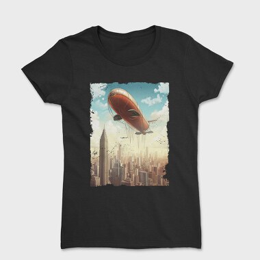 Flying Blimp, Women's T-Shirt
