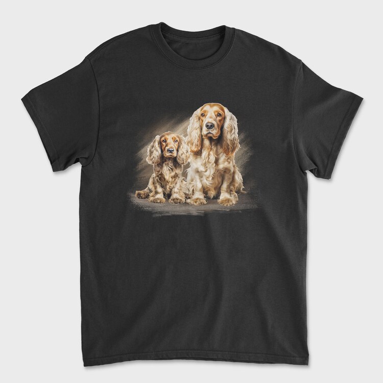 Cocker Dog, Унисекс Мъжка Тениска