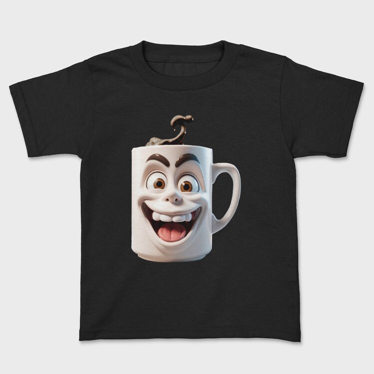 Coffe Crazy Screaming, Kids' T-Shirt