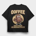 Coffee Because Murder Is Wrong Dog, Kids' T-Shirt