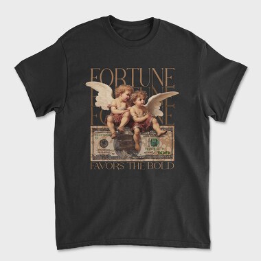 Fortune Favors, Unisex Men's T-Shirt