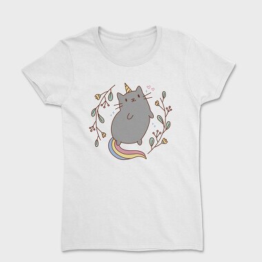 Unicorn Cat Cute, Women's T-Shirt