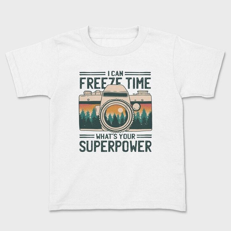 Freeze Time, Kids' T-Shirt