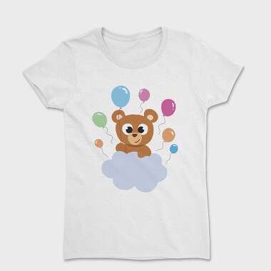 Bear on the Cloud, Women's T-Shirt