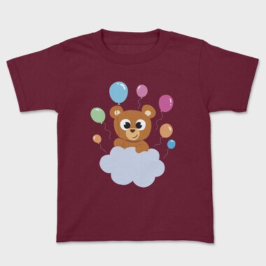 Bear on the Cloud, Kids' T-Shirt