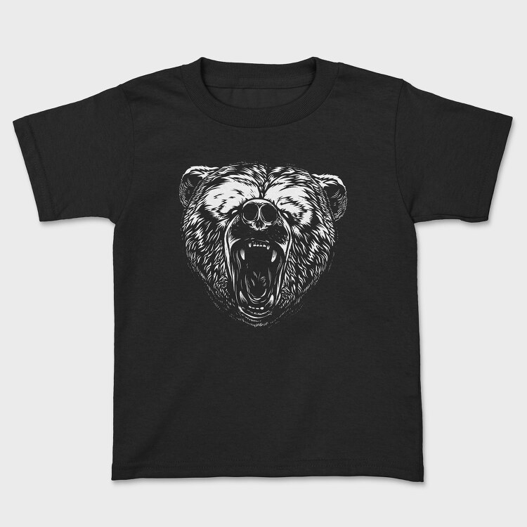 Bear White, Kids' T-Shirt