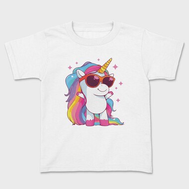 Unicorn Sunglasses, Kids' T-Shirt