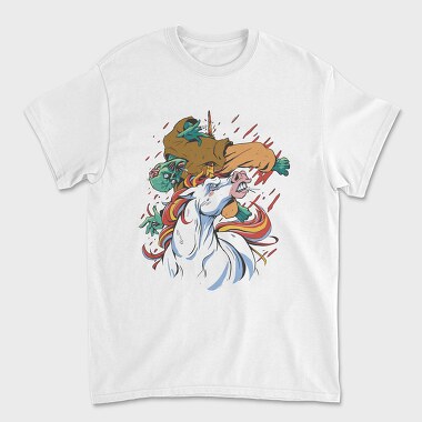 Unicorn Zombies, Unisex Men's T-Shirt