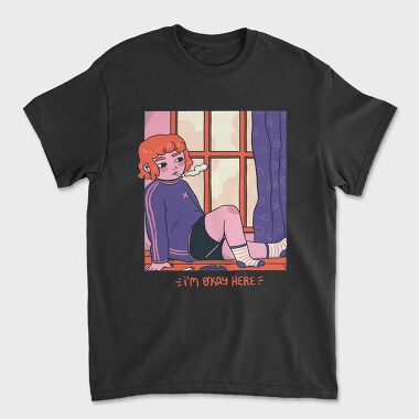 Unisex Men's T-Shirt, Comfy Chill Girl 4