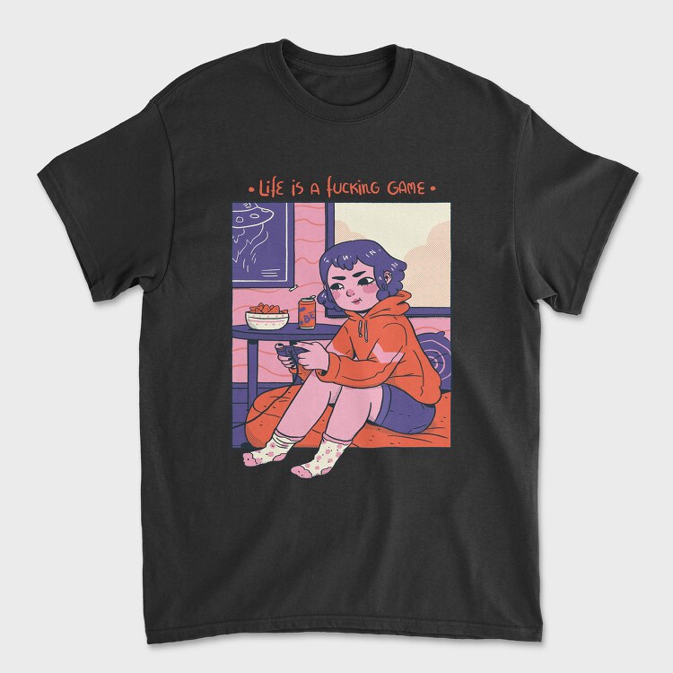 Comfy Chill Girl 6, Unisex Men's T-Shirt