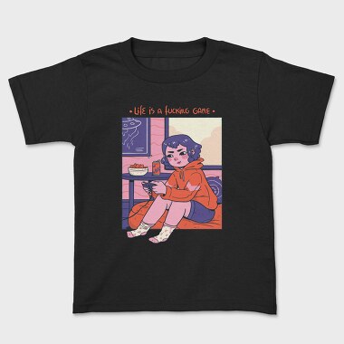 Comfy Chill Girl 6, Kids' T-Shirt