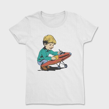 Kid Plane Vintage, Дамска Тениска