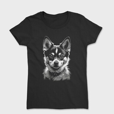 Kleekai Dog Monochrome, Women's T-Shirt