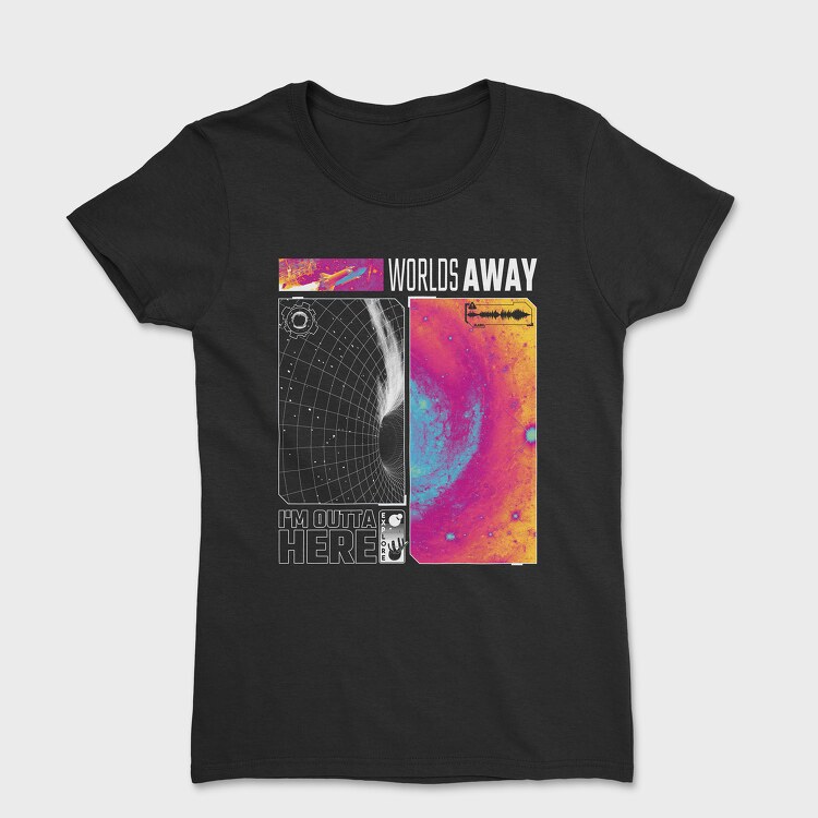Galaxy Worlds Away, Дамска Тениска