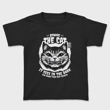 Beware the Cat, Kids' T-Shirt