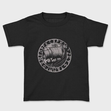 Viking Ship, Kids' T-Shirt