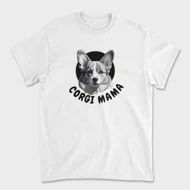 Corgi Mama, Unisex Men's T-Shirt