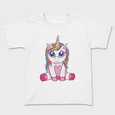 Big Eyes Unicorn, Kids' T-Shirt