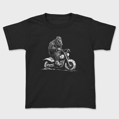Big Foot Motorcycle, Kids' T-Shirt