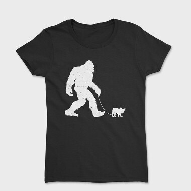 Bigfoot French Bulldog, Women's T-Shirt