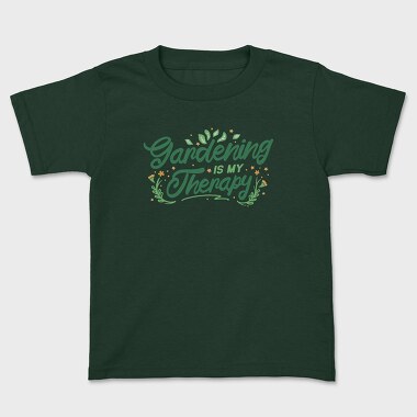 Gardening Therapy, Kids' T-Shirt