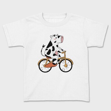 Cow Bike, Kids' T-Shirt
