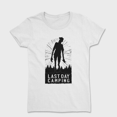 Last Day Camping Zombie, Women's T-Shirt