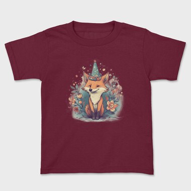 Birthday Fox, Kids' T-Shirt