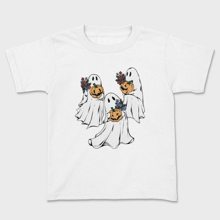 Ghosts Halloween, Kids' T-Shirt