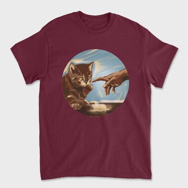 Creation Moment Cat 2, Unisex Men's T-Shirt