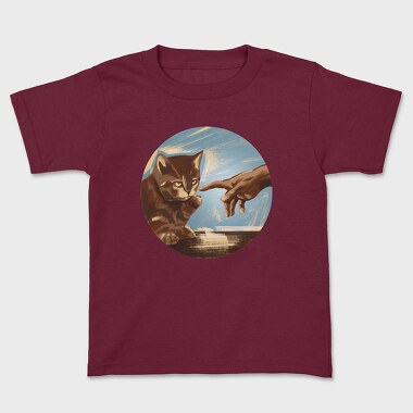 Creation Moment Cat 2, Kids' T-Shirt